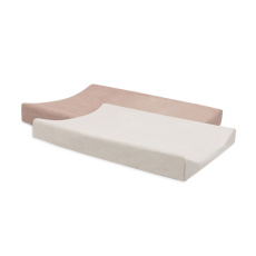 Potah na přebalovací podložku 50x70cm 2 ks froté Wild Rose/Ivory Potah na přebalovací podložku 50x70cm 2 ks froté Wild Rose/Ivory