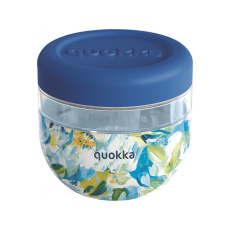 Plastová nádoba na jídlo Bubble Blue Peonies 770 ml