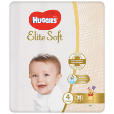 HUGGIES® Elite Soft Pleny jednorázové 4 (8-14 kg) 33 ks HUGGIES® Elite Soft Pleny jednorázové 4 (8-14 kg) 33 ks