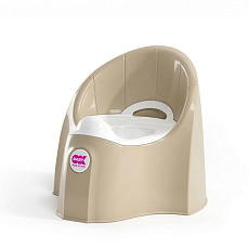 OK BABY Nočník ergonomický Pasha s vyjímatelnou nádobou Beige OK BABY Nočník ergonomický Pasha s vyjímatelnou nádobou Beige