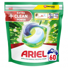ARIEL Kapsle gélové na praní All-in-1 PODS Extra Clean Power, 60 praní ARIEL Kapsle gélové na praní All-in-1 PODS Extra Clean Power, 60 praní