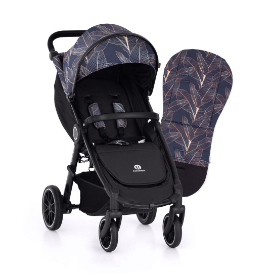 PETITE&MARS Kočárek Street+ RWS Black Limited 100 Palmtree