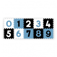 BABYONO Puzzle pěnové číslice 10 ks, 6m+