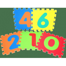 WIKY Puzzle pěnové 10 ks - číslice WIKY Puzzle pěnové 10 ks - číslice