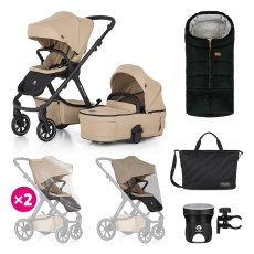 PETITE&MARS Kočárek kombinovaný ICON 2v1 Mocha Beige XXL RWS PETITE&MARS Kočárek kombinovaný ICON 2v1 Mocha Beige XXL RWS