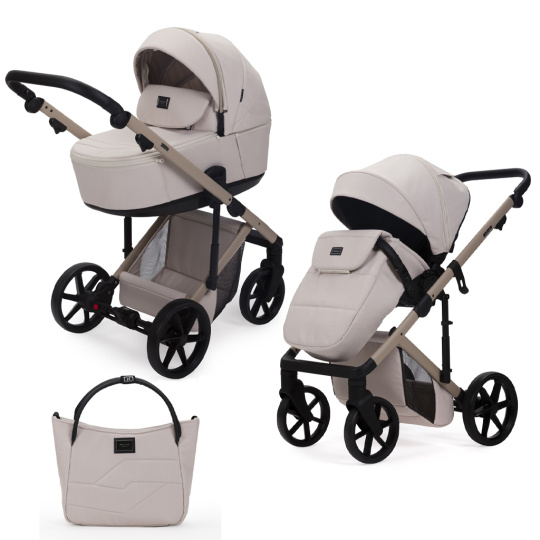 ADAMEX Kočárek kombinovaný Dolce Natura Vanilla ADAMEX Kočárek kombinovaný Dolce Natura Vanilla