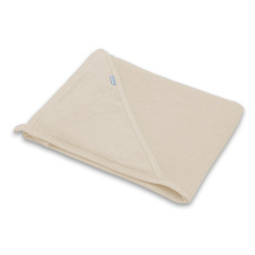 Dětská froté osuška s kapucí New Baby Comfortably 80x80 cm beige