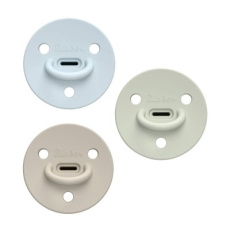 ÉLHÉE Silikovové dudlíky 3 ks 0 - 6 měsíců Bobby