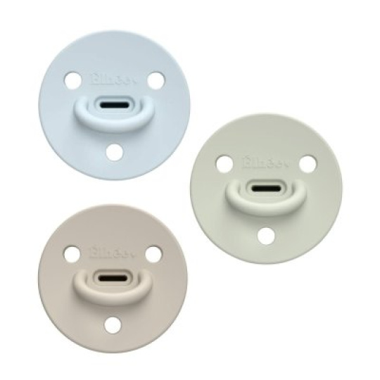 ÉLHÉE Silikovové dudlíky 3 ks 0 - 6 měsíců Bobby