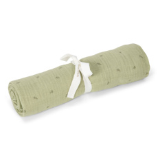 Plena zavinovací 120x120 cm s potiskem Pure Sage Plena zavinovací 120x120 cm s potiskem Pure Sage