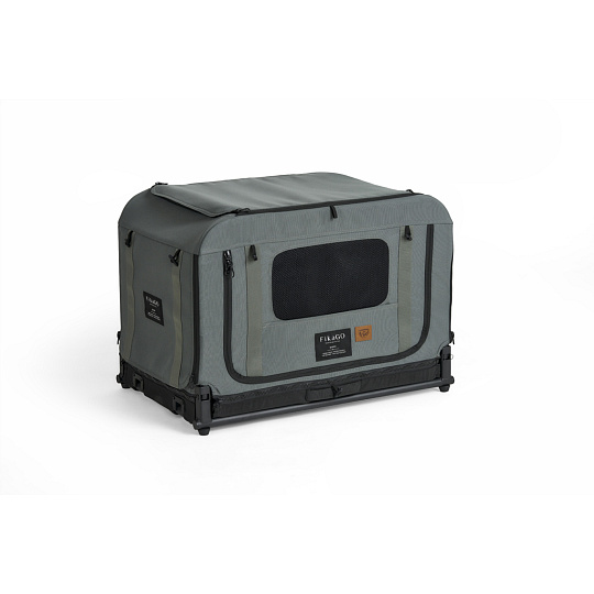 FIKAGO Skládací kennel přepravka Queen S Green FIKAGO Skládací kennel přepravka Queen S Green