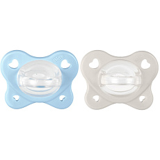 CHICCO Dudlíky PhysioForma® Dual Soft modré 2-6m, 2 ks CHICCO Dudlíky PhysioForma® Dual Soft modré 2-6m, 2 ks