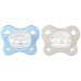 CHICCO Dudlíky PhysioForma® Dual Soft modré 2-6m, 2 ks