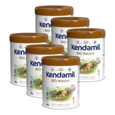 6x KENDAMIL Kojenecké BIO nature mléko 1 (800 g) DHA+ 6x KENDAMIL Kojenecké BIO nature mléko 1 (800 g) DHA+