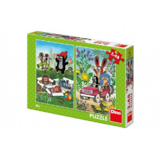 Puzzle Krtek se Raduje 2x48 dílků 18x26cm v krabici 27x19x4cm Puzzle Krtek se Raduje 2x48 dílků 18x26cm v krabici 27x19x4cm