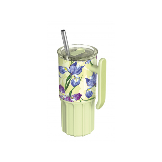 Nerezový termohrnek s brčkem Umi Green Tea 720 ml