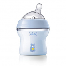 CHICCO Láhev kojenecká Natural Feeling 150 ml chlapec 0m+ CHICCO Láhev kojenecká Natural Feeling 150 ml chlapec 0m+