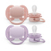 Philips AVENT Šidítko Ultrasoft Premium neutral 0-6m dívka, 2 ks