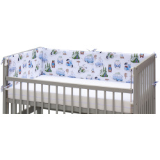 Scarlett Mantinel do postýlky 4dílný - Scarlett Fany - 180 x 30 cm - modrá Scarlett Mantinel do postýlky 4dílný - Scarlett Fany - 180 x 30 cm - modrá