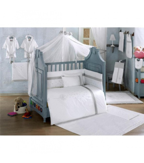9-dílná sada povlečení Blossom Linen White DOPRODEJ 9-dílná sada povlečení Blossom Linen White DOPRODEJ