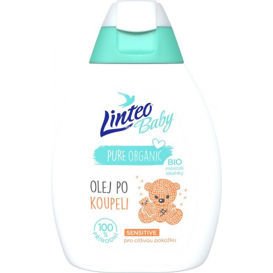 LINTEO BABY Dětský olej po koupeli Baby 250 ml