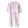 CARTER'S Overal na zip fleece Sleep & Play purple Floral dívka 3m/vel.62