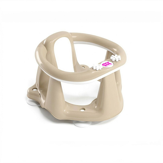 OK BABY Sedadlo do vany protiskluzové Flipper Evolution s přísavkami 6–15m Beige OK BABY Sedadlo do vany protiskluzové Flipper Evolution s přísavkami 6–15m Beige