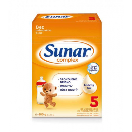 SUNAR Complex 5 Mléko kojenecké 600 g