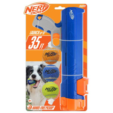 NERF DOG Hračka pro psy Blaster 30 cm bez klipu na míček + 3 ks pískacích tenisových míčků 5 cm NERF DOG Hračka pro psy Blaster 30 cm bez klipu na míček + 3 ks pískacích tenisových míčků 5 cm