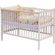 Scarlett Dětská postýlka s kompletní výbavou Scarlett 120 x 60 cm - Mráček - béžová