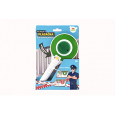 Policejní plácačka plast 23cm na baterie se světlem v krabičce 17x25x4cm Policejní plácačka plast 23cm na baterie se světlem v krabičce 17x25x4cm