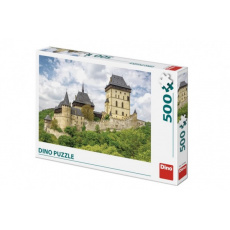 Puzzle hrad Karlštejn 47x33cm 500 dílků v krabici 33,5x23x3,5cm Puzzle hrad Karlštejn 47x33cm 500 dílků v krabici 33,5x23x3,5cm