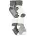 CARTER'S Ponožky Stripes Grey neutrál LBB 4ks 0-3m