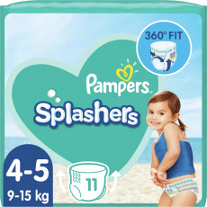 PAMPERS Splashers Pleny do vody jednorázové 4-5 (9-15 kg) 11 ks