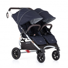 VALCO BABY Kočárek dvojčatový včetně nánožníků Snap Duo Sport Navy VALCO BABY Kočárek dvojčatový včetně nánožníků Snap Duo Sport Navy