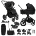 MUUVO SET Kočárek 4v1 Quick SE 2 Chromium black set + CBX By CYBEX Aton B2 i-Size + základna