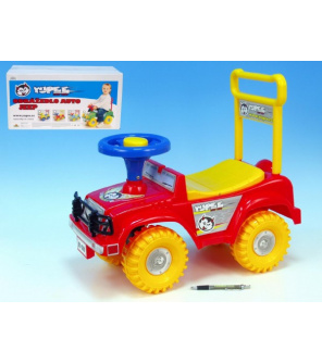 Odrážedlo auto Yupee červené 53,5x48,3x26cm v krabici od 12 do 35 měsíců Odrážedlo auto Yupee červené 53,5x48,3x26cm v krabici od 12 do 35 měsíců