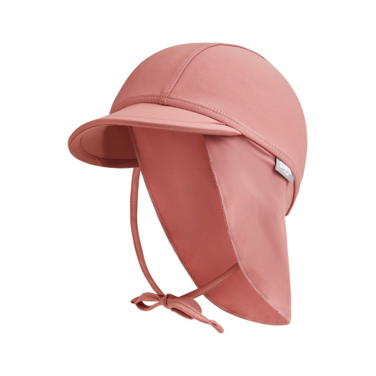 STERNTALER Kšiltovka do vody s ochranou krku na zavazování s UV filtrem 50+ růžová holka 47 cm-9-12