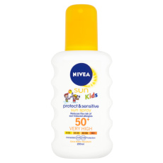 NIVEA Sun Dětský spray na opalování OF 50+, 200 ml NIVEA Sun Dětský spray na opalování OF 50+, 200 ml