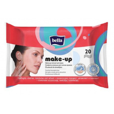 BELLA Make-up odličovací vlhčené ubrousky, 20 ks BELLA Make-up odličovací vlhčené ubrousky, 20 ks