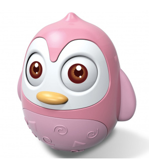 Kývací hračka Bayo tučňák pink Kývací hračka Bayo tučňák pink