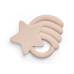 Kousátko latex hvězda Pale Pink