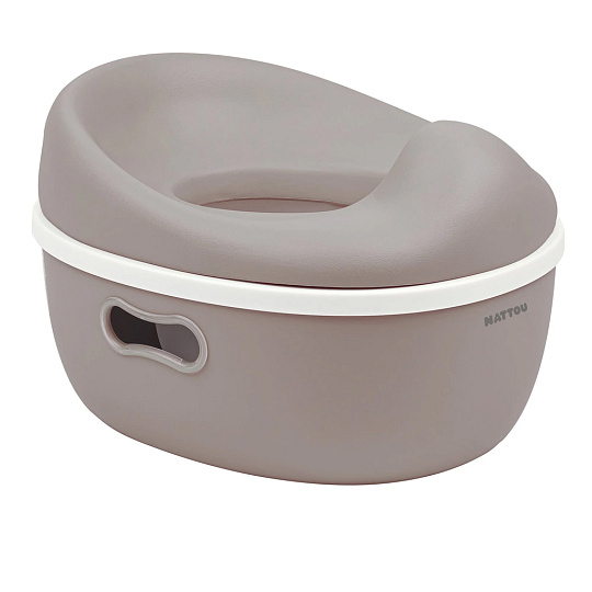 NATTOU Nočník učicí 3v1 Potty Potty Taupe
