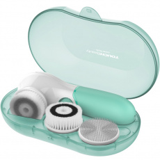 TOUCHBeauty 14838 Čisticí kartáč na pleť 3v1 zelený TOUCHBeauty 14838 Čisticí kartáč na pleť 3v1 zelený