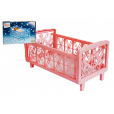 Postýlka pro panenky bez soupravy plast v krabici 48x33x8cm Postýlka pro panenky bez soupravy plast v krabici 48x33x8cm