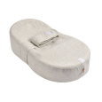 CocoonaBaby podložka + povlak Natural Linen