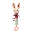 BABYONO Hračka pískací s kousátkem Rabbit Karo 3m+