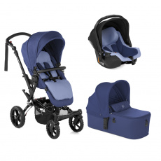 JANÉ Kočárek kombinovaný Crosswalk R+ Micro + Koos i-size R1 Lazuli Blue JANÉ Kočárek kombinovaný Crosswalk R+ Micro + Koos i-size R1 Lazuli Blue
