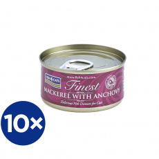 10x FISH4CATS Konzerva pro kočky Finest makrela se sardinkami 70 g 10x FISH4CATS Konzerva pro kočky Finest makrela se sardinkami 70 g