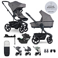 EASYWALKER SET Kočárek 4v1 Harvey⁵ Pebble Grey XXL RWS + CYBEX Aton B2 i-Size